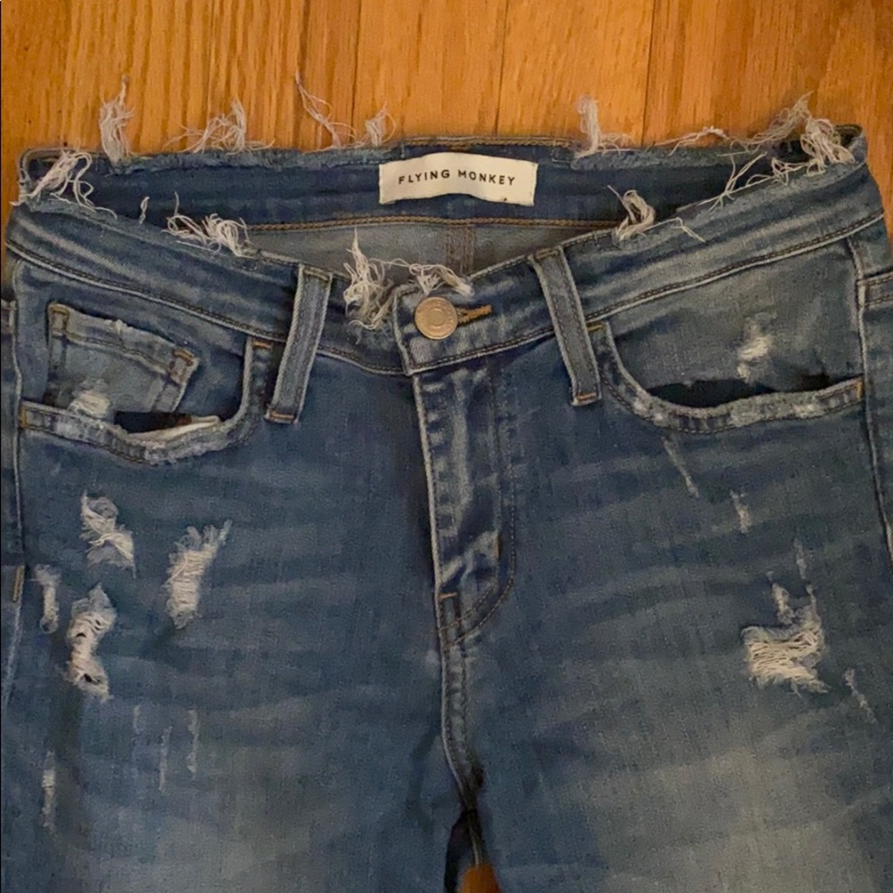Flying Monkey Distressed Jean - Picture 3 of 3